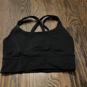 Black Lululemon sports bra